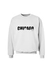 Chicago Skyline Cutout Sweatshirt by TooLoud-Sweatshirts-TooLoud-White-Small-Davson Sales