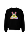 Chick In Bunny Costume Adult Dark Sweatshirt-Sweatshirts-TooLoud-Black-Small-Davson Sales