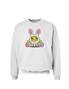 Chick In Bunny Costume Sweatshirt-Sweatshirts-TooLoud-White-Small-Davson Sales