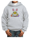 Chick In Bunny Costume Youth Hoodie Pullover Sweatshirt-Youth Hoodie-TooLoud-Ash-XS-Davson Sales
