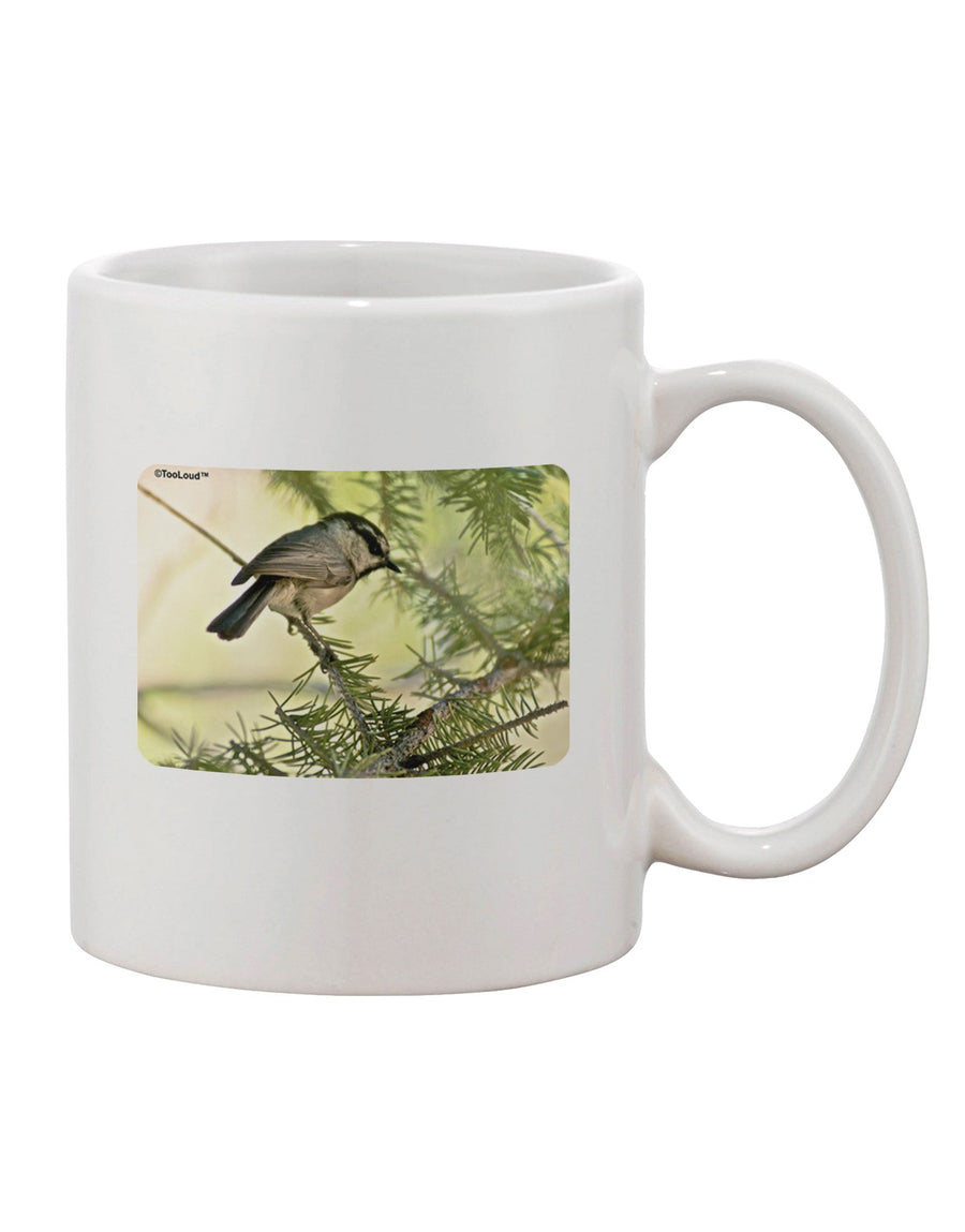 Chickadee Printed 11 oz Coffee Mug - Perfect for the Discerning Drinkware Enthusiast-11 OZ Coffee Mug-TooLoud-White-Davson Sales