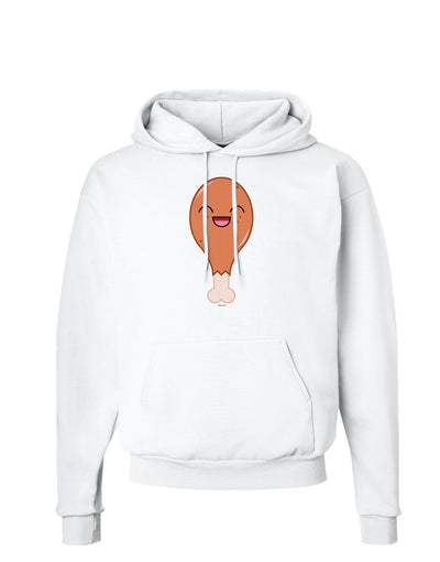 Chicken Leg Hoodie Sweatshirt-Hoodie-TooLoud-White-Small-Davson Sales