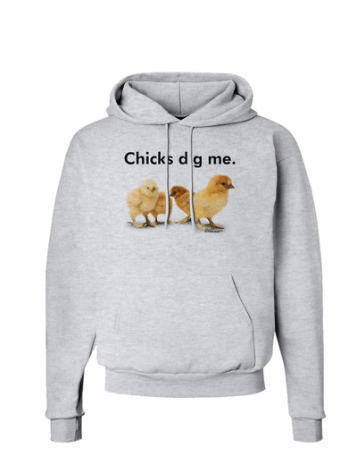 Chicks Dig Me Hoodie Sweatshirt-Hoodie-TooLoud-AshGray-Small-Davson Sales