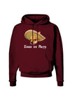 Chihuahua Dog with Sombrero - Cinco de Mayo Dark Hoodie Sweatshirt by TooLoud-Hoodie-TooLoud-Maroon-Small-Davson Sales