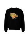 Chihuahua Dog with Sombrero - Patchwork Design Adult Dark Sweatshirt by TooLoud-Sweatshirts-TooLoud-Black-Small-Davson Sales