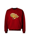 Chihuahua Dog with Sombrero - Patchwork Design Adult Dark Sweatshirt by TooLoud-Sweatshirts-TooLoud-Deep-Red-Small-Davson Sales