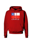 Chile Flag Dark Hoodie Sweatshirt-Hoodie-TooLoud-Red-Small-Davson Sales