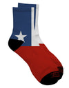 Chilean Flag Adult Short Socks with All Over Print - TooLoud-Socks-TooLoud-White-Ladies-4-6-Davson Sales