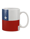 Chilean Flag All Over Print 11 oz Coffee Mug - Expertly Crafted Drinkware-11 OZ Coffee Mug-TooLoud-White-Davson Sales