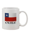 Chilean Pride Embodied in an Exquisite 11 oz Coffee Mug - TooLoud-11 OZ Coffee Mug-TooLoud-White-Davson Sales