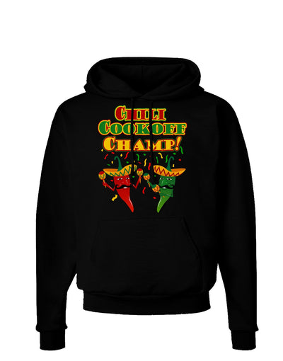 Chili Cookoff Champ! Chile Peppers Dark Hoodie Sweatshirt-Hoodie-TooLoud-Black-Small-Davson Sales