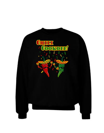 Chili Cookoff! Chile Peppers Adult Dark Sweatshirt-Sweatshirts-TooLoud-Black-Small-Davson Sales