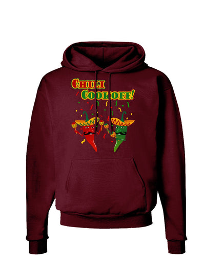 Chili Cookoff! Chile Peppers Dark Hoodie Sweatshirt-Hoodie-TooLoud-Maroon-Small-Davson Sales