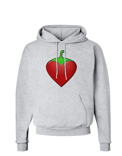 Chili Pepper Heart Hoodie Sweatshirt-Hoodie-TooLoud-AshGray-Small-Davson Sales