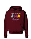 Chillin With My Peeps Dark Hoodie Sweatshirt-Hoodie-TooLoud-Maroon-Small-Davson Sales