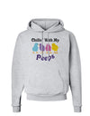 Chillin With My Peeps Hoodie Sweatshirt-Hoodie-TooLoud-AshGray-Small-Davson Sales