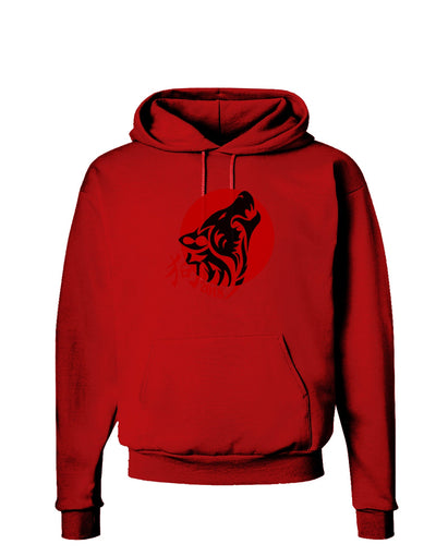 Chinese New Year 2018 Dog Dark Hoodie Sweatshirt by TooLoud-Hoodie-TooLoud-Red-Small-Davson Sales