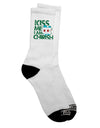 Chirish Adult Crew Socks - A Captivating Addition to Your Wardrobe by TooLoud-Socks-TooLoud-White-Ladies-4-6-Davson Sales