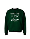 Choose One - Treat Adult Dark Sweatshirt-Sweatshirts-TooLoud-Deep-Forest-Green-Small-Davson Sales