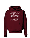 Choose One - Trick Dark Hoodie Sweatshirt-Hoodie-TooLoud-Maroon-Small-Davson Sales