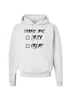 Choose One Unchecked Hoodie Sweatshirt-Hoodie-TooLoud-White-Small-Davson Sales