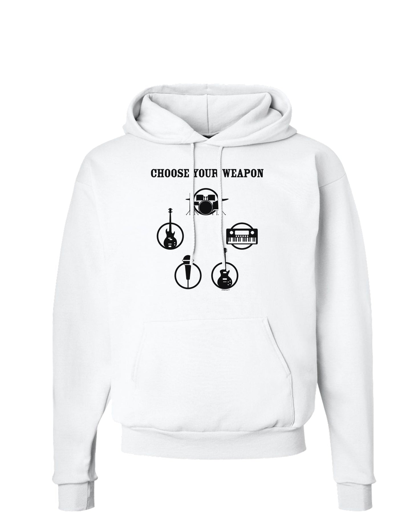 Choose Your Weapon Hoodie Sweatshirt-Hoodie-TooLoud-White-Small-Davson Sales
