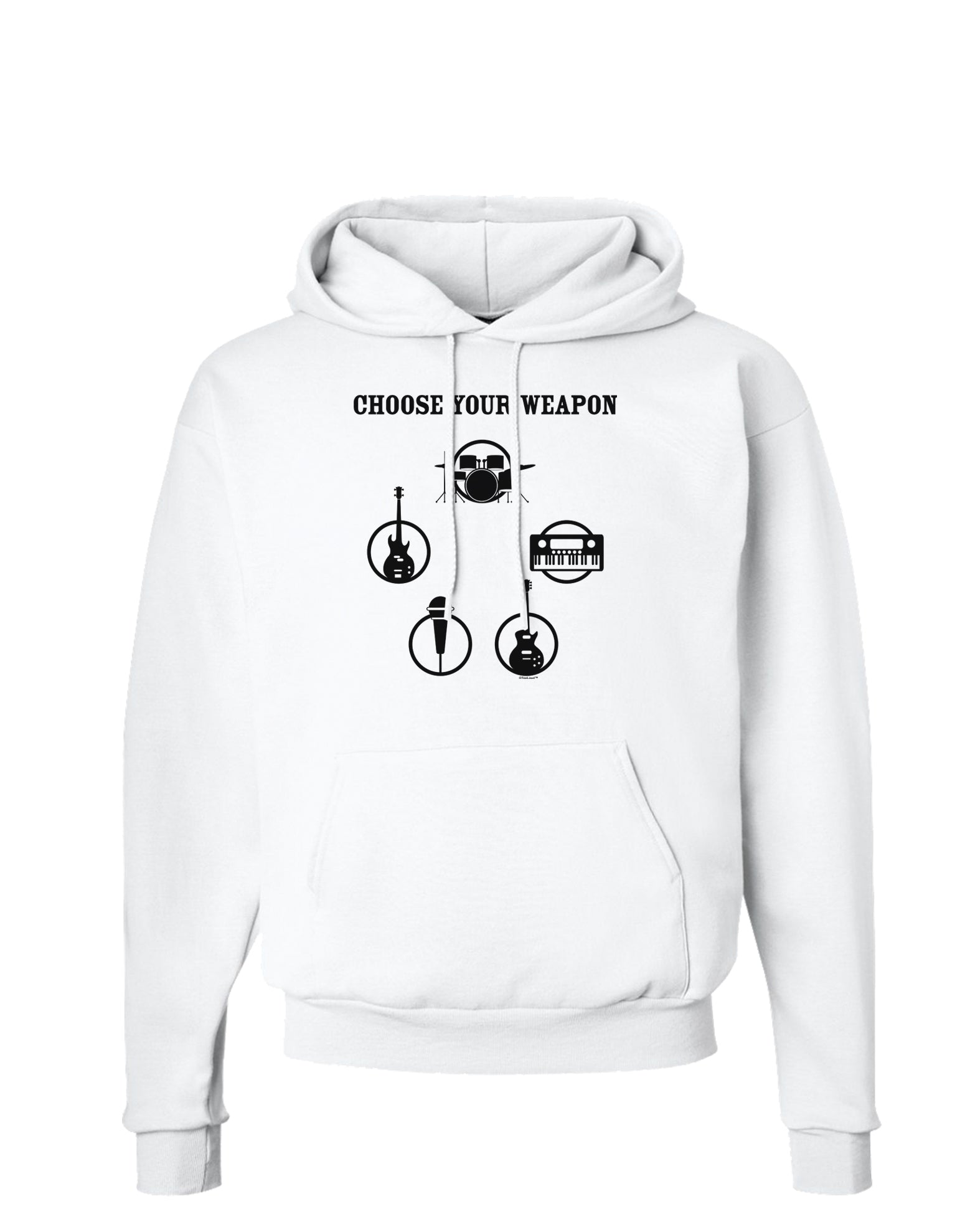 Choose Your Weapon Hoodie Sweatshirt-Hoodie-TooLoud-White-Small-Davson Sales