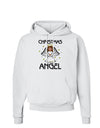 Christmas Angel Hoodie Sweatshirt-Hoodie-TooLoud-White-Small-Davson Sales