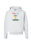 Christmas Candle with Text Hoodie Sweatshirt-Hoodie-TooLoud-White-Small-Davson Sales