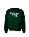 Christmas Cheer BnW Adult Dark Sweatshirt-Sweatshirts-TooLoud-Deep-Forest-Green-Small-Davson Sales