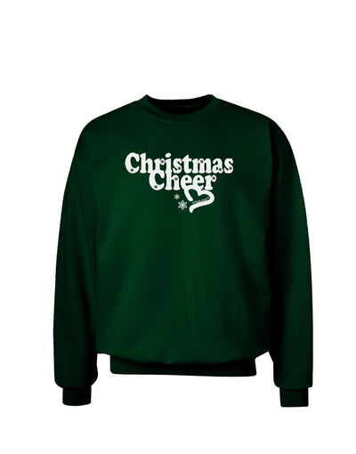 Christmas Cheer BnW Adult Dark Sweatshirt-Sweatshirts-TooLoud-Deep-Forest-Green-Small-Davson Sales