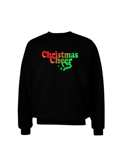 Christmas Cheer Color Adult Dark Sweatshirt-Sweatshirts-TooLoud-Black-Small-Davson Sales