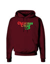 Christmas Cheer Color Dark Hoodie Sweatshirt-Hoodie-TooLoud-Maroon-Small-Davson Sales