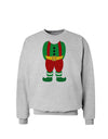 Christmas Elf Boy Character Body Sweatshirt-Sweatshirts-TooLoud-AshGray-Small-Davson Sales