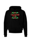 Christmas Joy Color Dark Hoodie Sweatshirt-Hoodie-TooLoud-Black-Small-Davson Sales