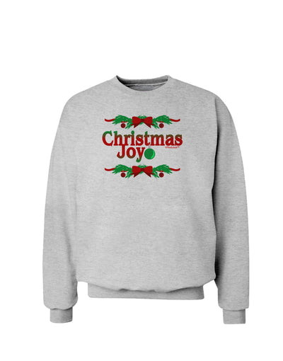 Christmas Joy Color Sweatshirt-Sweatshirts-TooLoud-AshGray-Small-Davson Sales