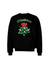 Christmas Kiss Mistletoe Adult Dark Sweatshirt-Sweatshirts-TooLoud-Black-Small-Davson Sales