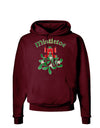 Christmas Kiss Mistletoe Dark Hoodie Sweatshirt-Hoodie-TooLoud-Maroon-Small-Davson Sales