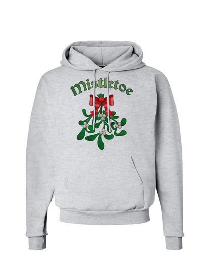 Christmas Kiss Mistletoe Hoodie Sweatshirt-Hoodie-TooLoud-AshGray-Small-Davson Sales