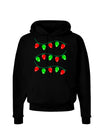 Christmas Lights Red and Green Dark Hoodie Sweatshirt-Hoodie-TooLoud-Black-Small-Davson Sales