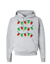 Christmas Lights Red and Green Hoodie Sweatshirt-Hoodie-TooLoud-AshGray-Small-Davson Sales