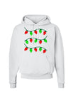 Christmas Lights Red and Green Hoodie Sweatshirt-Hoodie-TooLoud-White-Small-Davson Sales