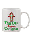 Christmas-Themed 11 oz Coffee Mug - Perfect for Festive Beverages TooLoud-11 OZ Coffee Mug-TooLoud-White-Davson Sales