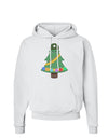 Christmas Tree Armed Design Hoodie Sweatshirt-Hoodie-TooLoud-White-Small-Davson Sales