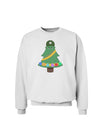 Christmas Tree Armed Design Sweatshirt-Sweatshirts-TooLoud-White-Small-Davson Sales