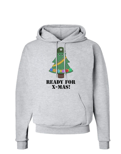 Christmas Tree - Ready for X-Mas Hoodie Sweatshirt-Hoodie-TooLoud-AshGray-Small-Davson Sales