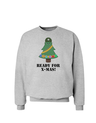 Christmas Tree - Ready for X-Mas Sweatshirt-Sweatshirts-TooLoud-AshGray-Small-Davson Sales