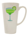 Cinco de Mayo 16 Ounce Conical Latte Coffee Mug - Expertly Crafted for Green Margaritas with Lime by TooLoud-Conical Latte Mug-TooLoud-White-Davson Sales