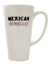 Cinco de Mayo 16 Ounce Conical Latte Coffee Mug - Expertly Crafted for the Mexican Princess by TooLoud-Conical Latte Mug-TooLoud-White-Davson Sales