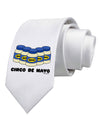 Cinco de Mayo - 5 Mayo Jars Printed White Necktie by TooLoud